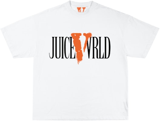 Juice Wrld x Vlone T-Shirt White Buy Juice Wrld x Vlone T-Shirt White
