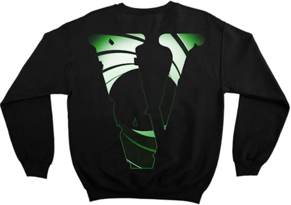 Juice Wrld x XO x Vlone Double Agent Crewneck Sweatshirt Black Buy Juice Wrld x XO x Vlone Double Agent Crewneck Sweatshirt Black