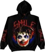 Juice Wrld x XO x Vlone Joker Hoodie Black Juice Wrld x XO x Vlone Joker Hoodie Black