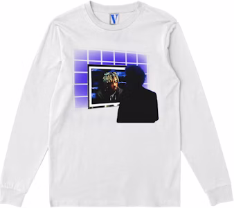 Camiseta Manga Larga Blanca Juice Wrld x XO x Vlone Reflect Buy Camiseta Manga Larga Blanca Juice Wrld x XO x Vlone Reflect