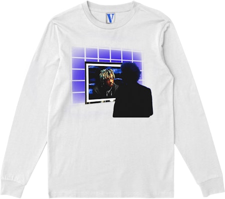 Juice Wrld x XO x Vlone Reflect Longsleeve Tee White Buy Juice Wrld x XO x Vlone Reflect Longsleeve Tee White