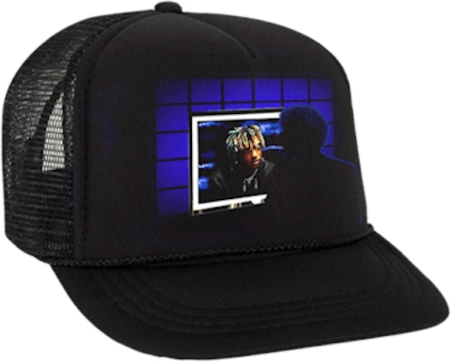 Juice Wrld x XO x Vlone Reflect Trucker Hat Black Buy Juice Wrld x XO x Vlone Reflect Trucker Hat Black