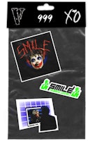 Juice Wrld x XO x Vlone Smile Sticker Pack Multi Juice Wrld x XO x Vlone Smile Sticker Pack Multi