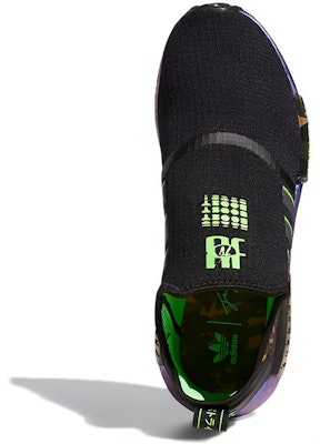 JuJu Smith Schuster x adidas originals NMD_R1 耐磨防滑 低筒 運動休閒鞋 男女同款 黑綠 Purchase JuJu Smith Schuster x adidas originals NMD_R1 耐磨防滑 低筒 運動休閒鞋 男女同款 黑綠