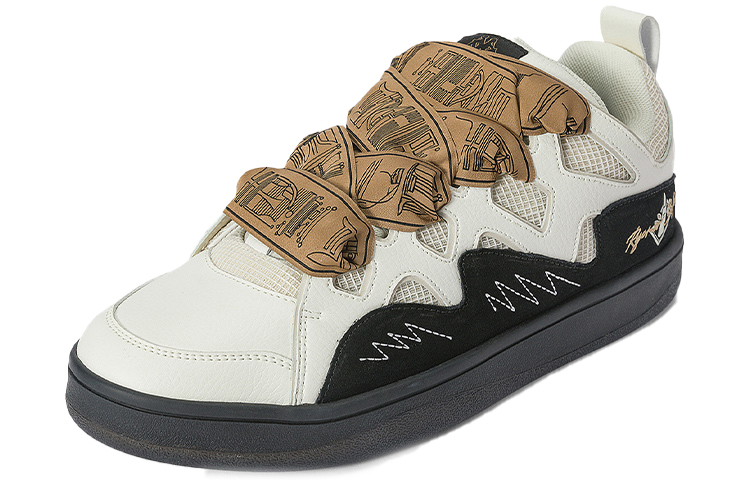 Kappa Jujutsu Kaisen Low Top Sneakers 'Winter White Black' 圖 2