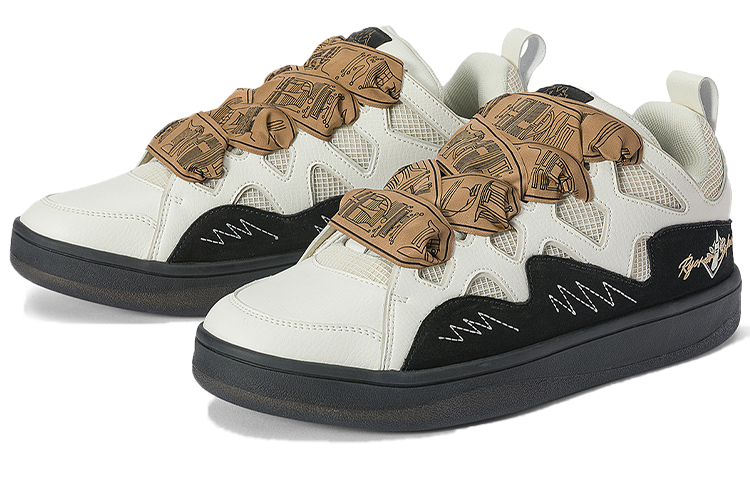 Kappa Jujutsu Kaisen Low Top Sneakers 'Winter White Black' 圖 3