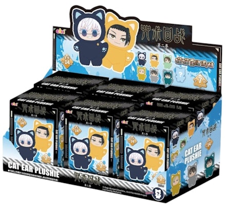 Jujutsu Kaisen x Miniso Top Toy Cat Ear Plushie Series Keychains Sealed Case (6 Blind Box) Buy Jujutsu Kaisen x Miniso Top Toy Cat Ear Plushie Series Keychains Sealed Case (6 Blind Box)