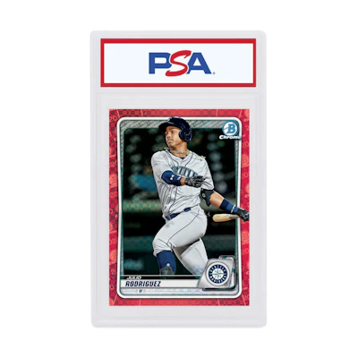Julio Rodriguez 2020 Bowman Chrome X Red X-Fractor 1/1 #BCP-175