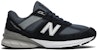 Junya Watanabe Man x New Balance 990v5 Buatan USA 'Navy'. M990JN5
