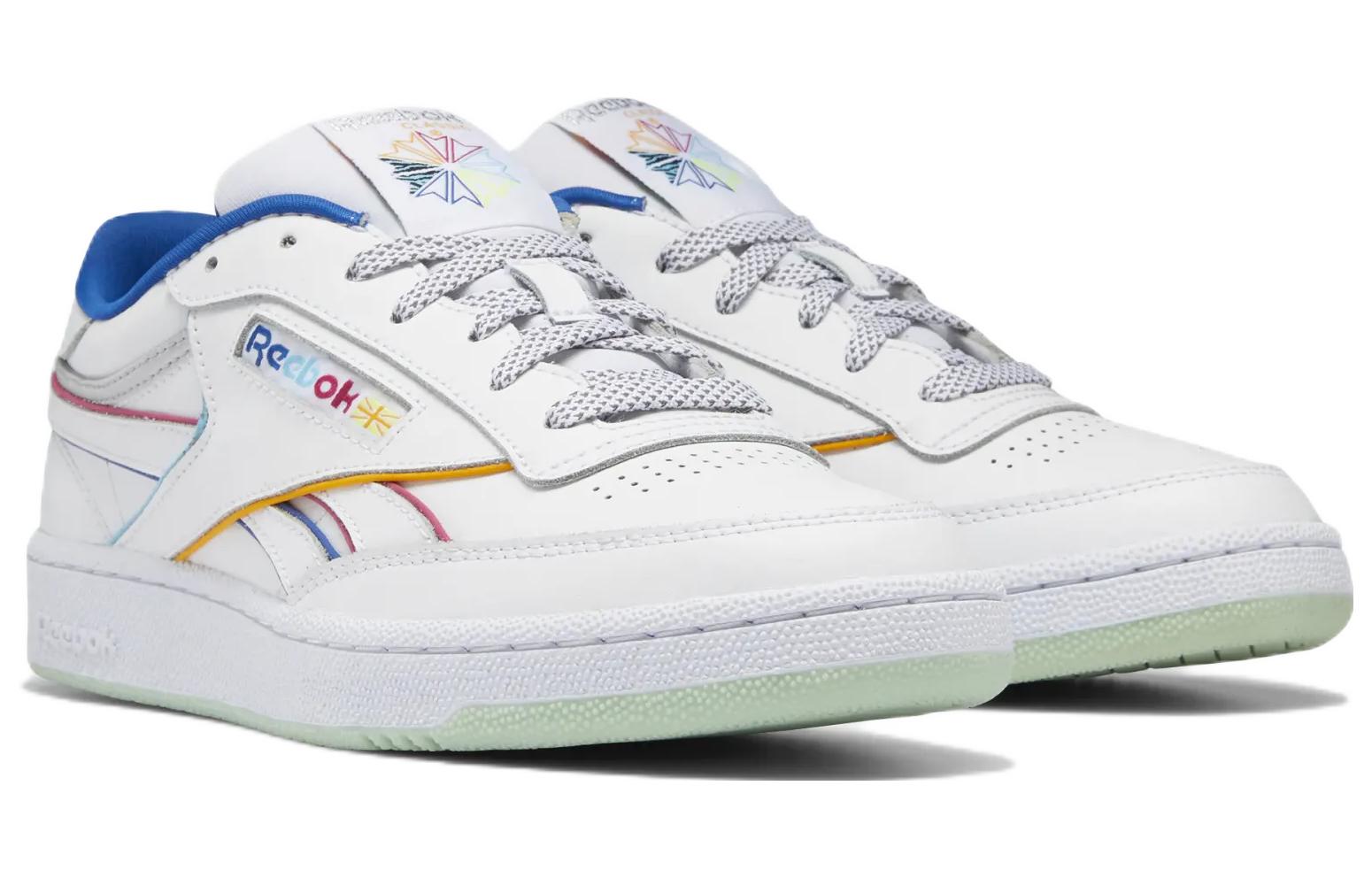 Lookbook 저스트 댄스 x 리복 클럽 C 리벤지 '화이트 멀티' (Just Dance x Reebok Club C Revenge 'White Multi') GZ1403