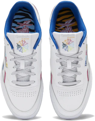 저스트 댄스 x 리복 클럽 C 리벤지 '화이트 멀티' (Just Dance x Reebok Club C Revenge 'White Multi') GZ1403 Purchase 저스트 댄스 x 리복 클럽 C 리벤지 '화이트 멀티' (Just Dance x Reebok Club C Revenge 'White Multi') GZ1403