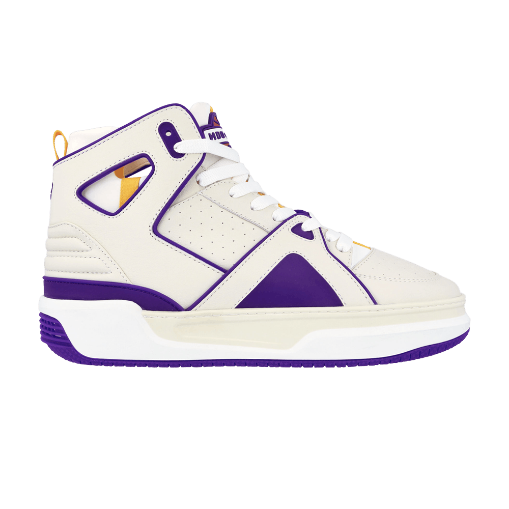 Just Don Basketball Courtside Hi 'White Purple' 32JUSQ01‑226350‑74