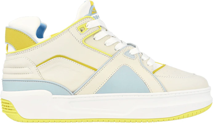 Just Don Tennis Courtside Mid ''Beige Jaune Bleu'' 32JUSQ02-226350-80 Buy Just Don Tennis Courtside Mid ''Beige Jaune Bleu'' 32JUSQ02-226350-80