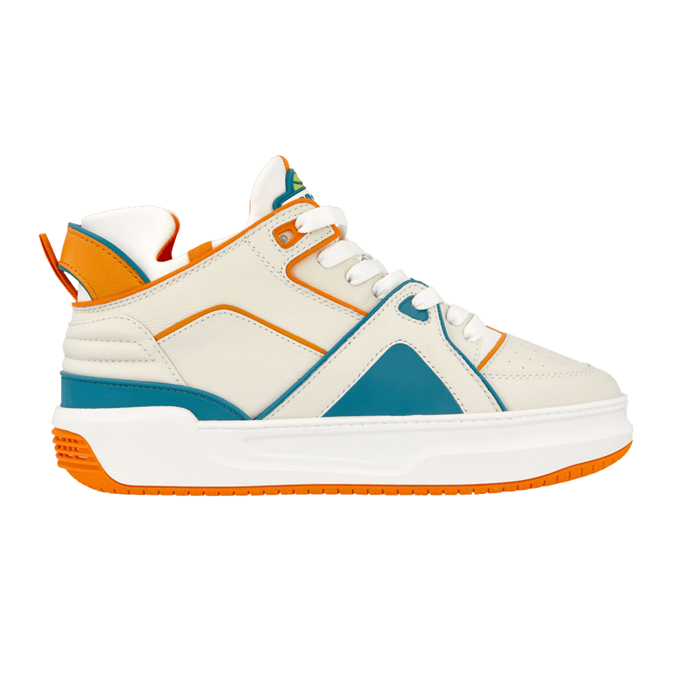 Just Don Tennis Courtside Mid 'White Orange' 31JUSQ02-218550-WOT