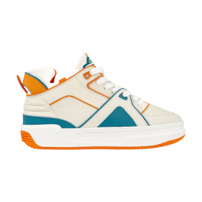 Just Don Tennis Courtside Mid 'White Orange'