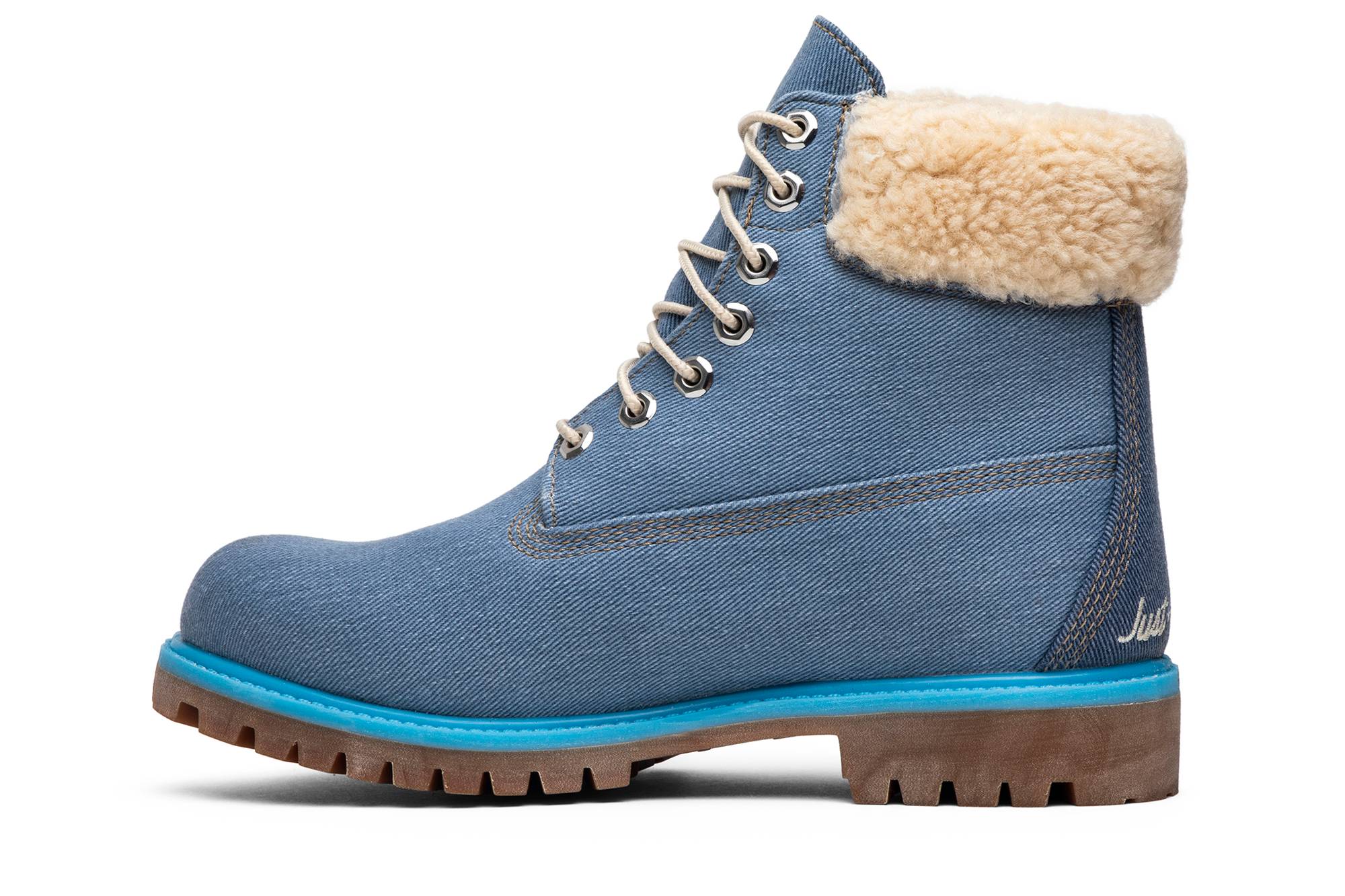 Just Don Timberland 6 Inch Fabric Boot 'Blue' 圖 3