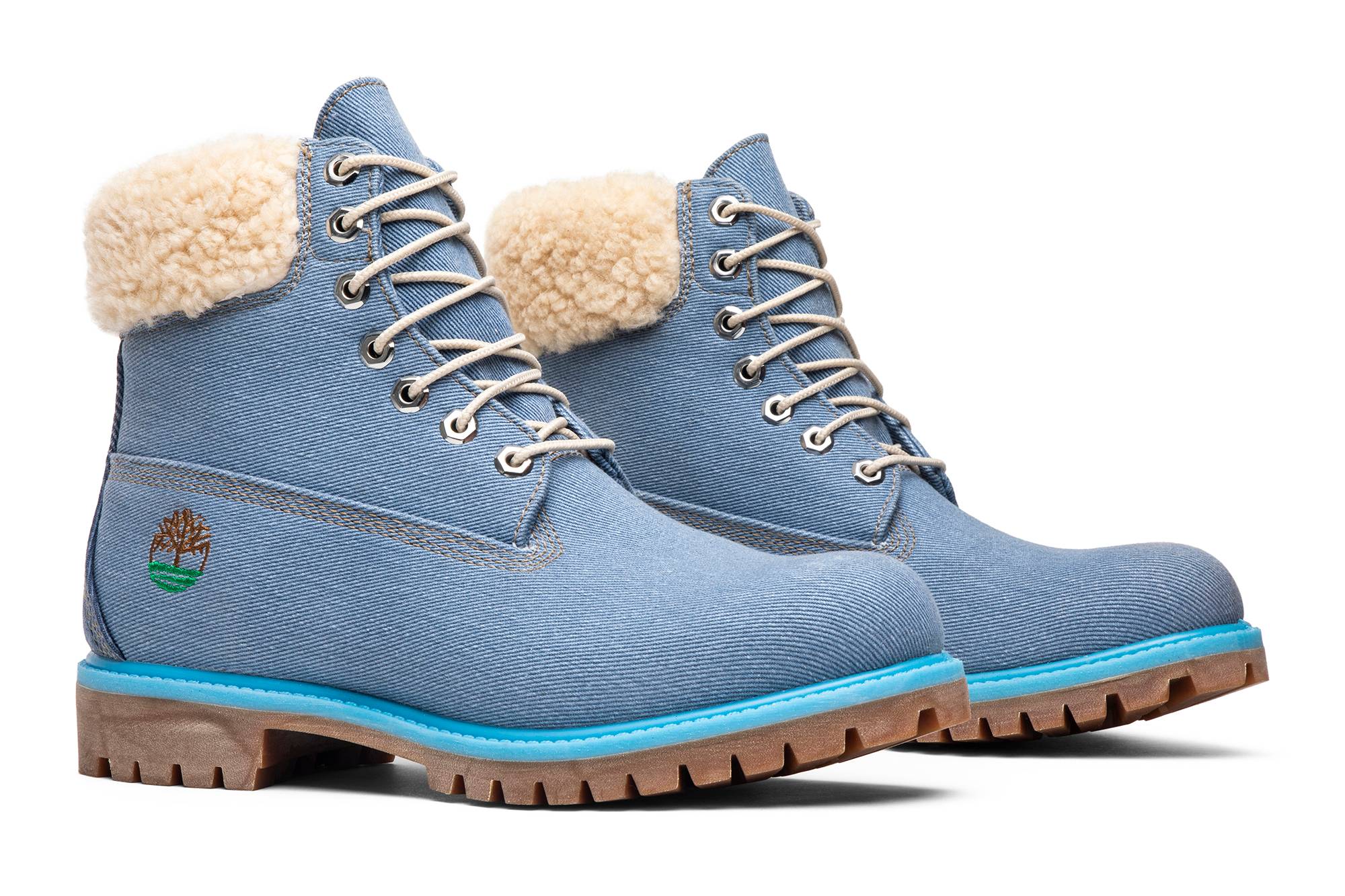 Just Don Timberland 6 Inch Fabric Boot 'Blue' 圖 8