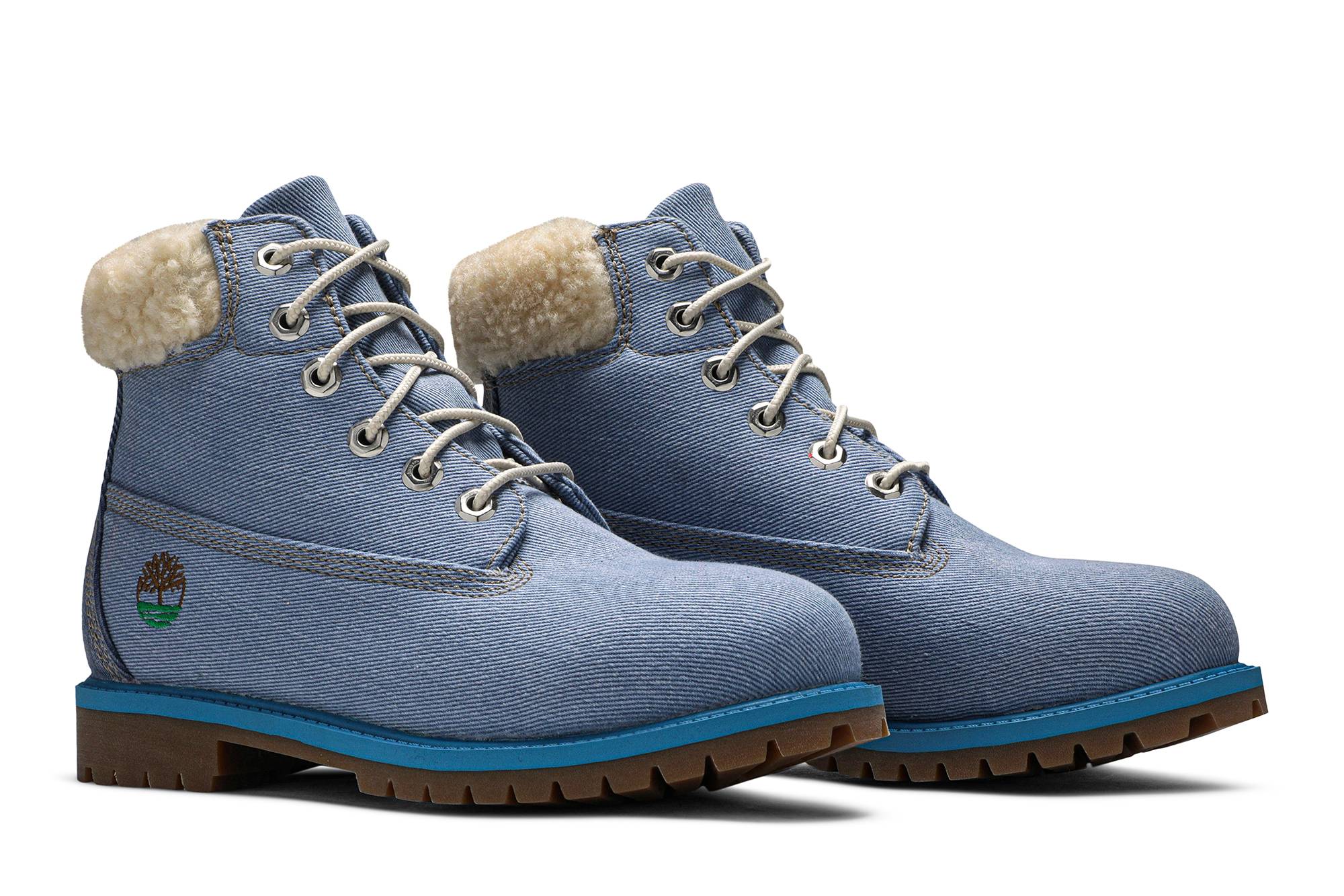 (GS) Just Don Timberland 6 Inch Fabric Boot Junior 'Blue' 圖 8