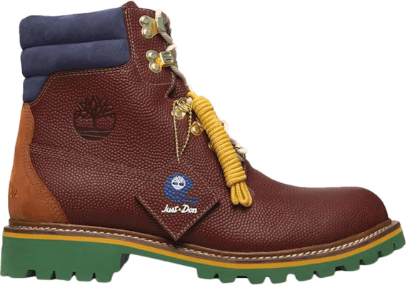 Just Don x Timberland 6 Inch Premium Waterproof Burgundy