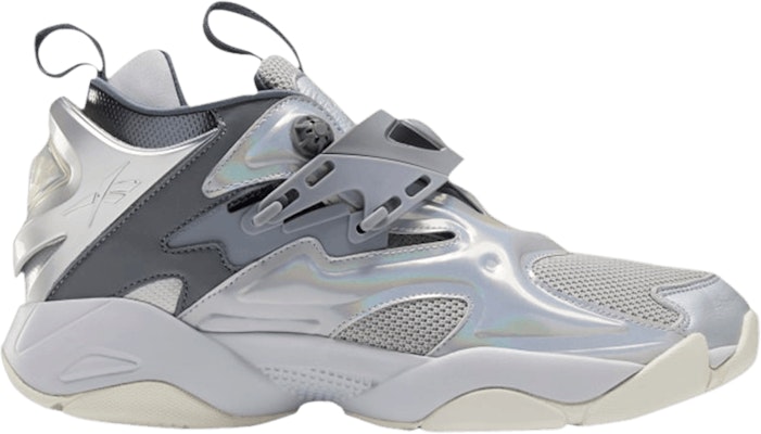 Reebok pump 2025 shoes grey