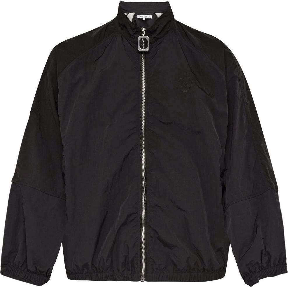 JW Anderson  Black Zip-Up Raglan Long Sleeve Jacket JK0362PG1697999