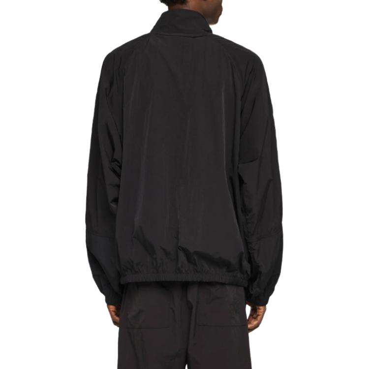 Details for JW Anderson Jaket Hitam Lengan Panjang Raglan dengan Resleting JK0362PG1697999