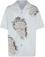 JW Anderson Blue Floral Print Short Sleeve Shirt SH0286PG1523-804 JW Anderson Blue Floral Print Short Sleeve Shirt SH0286PG1523-804