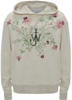 JW Anderson Embroidered Hoodie Pol Anglada Artwork White JW0146-PG1397-161 JW Anderson Embroidered Hoodie Pol Anglada Artwork White JW0146-PG1397-161
