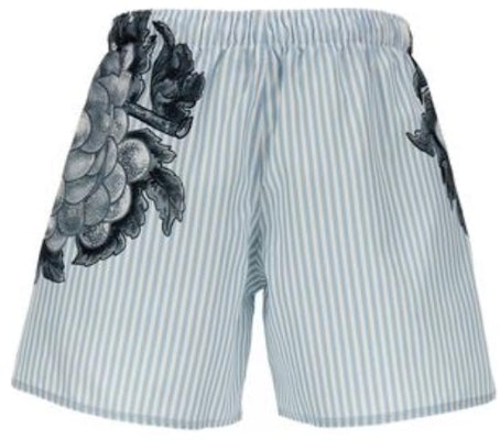JW Anderson Shorts Azul Claro de Rayas Casual de Corte Recto y Tiro Medio. SR0086PG1247-804 Lookbook JW Anderson Shorts Azul Claro de Rayas Casual de Corte Recto y Tiro Medio. SR0086PG1247-804