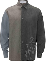 JW Anderson Patchwork Button-Up Long Sleeve Shirt Multicolor SH0285-PG1462-791 JW Anderson Patchwork Button-Up Long Sleeve Shirt Multicolor SH0285-PG1462-791