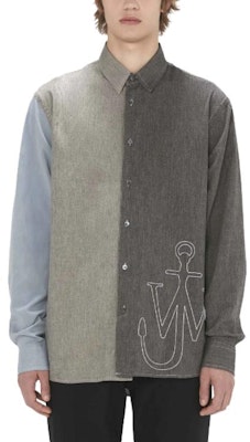 JW アンダーソン パッチワーク ボタンアップ 長袖シャツ マルチカラー SH0285-PG1462-791 Lookbook JW アンダーソン パッチワーク ボタンアップ 長袖シャツ マルチカラー SH0285-PG1462-791