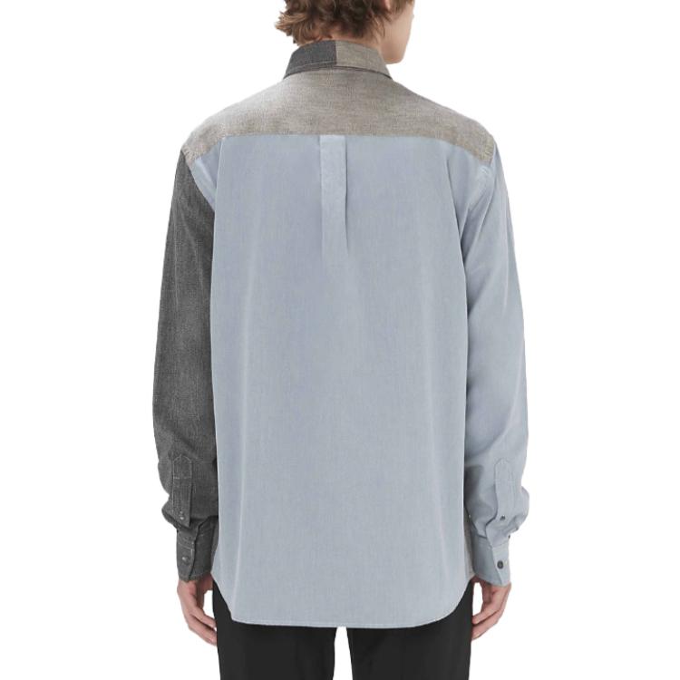 Shop JW アンダーソン パッチワーク ボタンアップ 長袖シャツ マルチカラー SH0285-PG1462-791