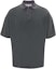 Buy JW Anderson Polo Casual de Manga Corta Color Sólido en Negro Carbón JO0196-PG0960-599