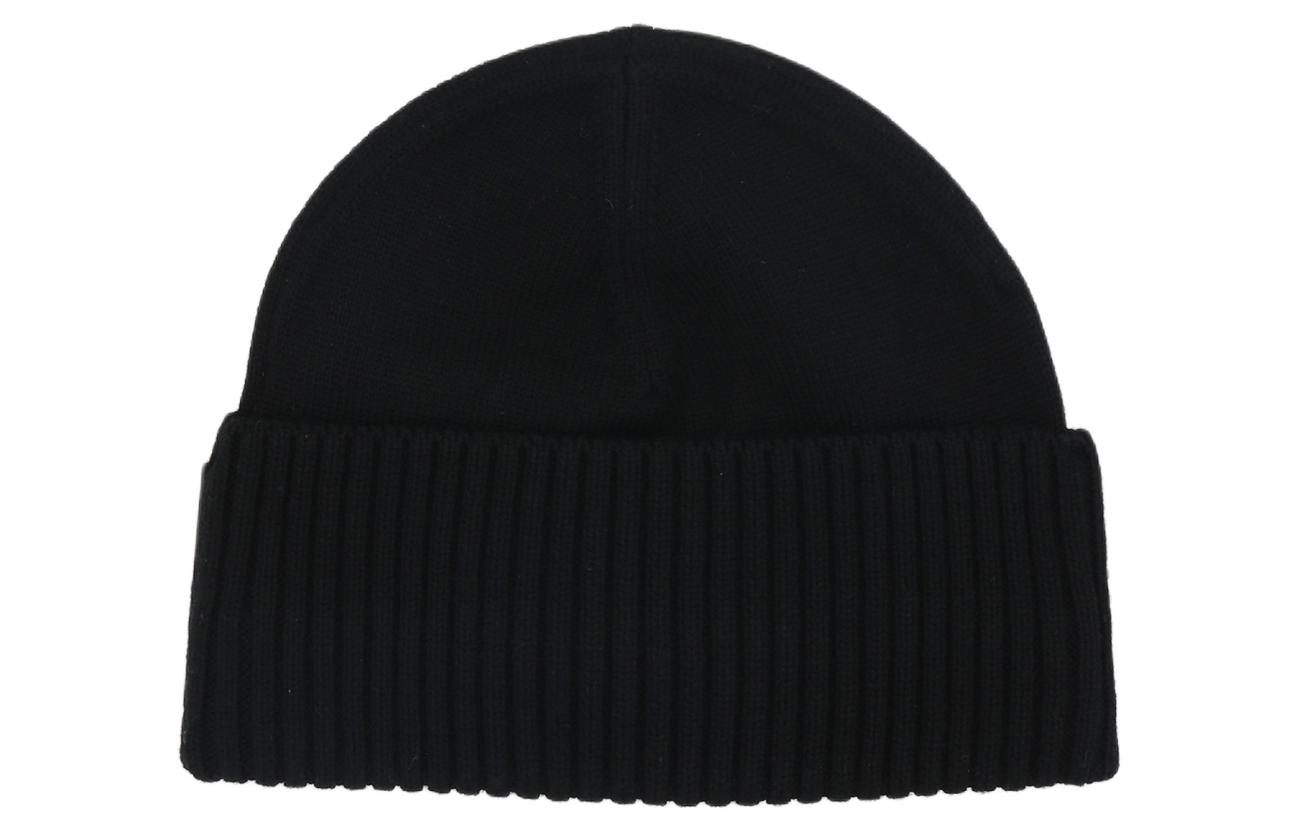 Lookbook JW 앤더슨 울 니트 비니 블랙 레터 로고. KW1126YN0008999