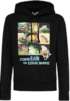 JW Anderson Animal Letter Print Hoodie Black JW0116PG1386999 JW Anderson Animal Letter Print Hoodie Black JW0116PG1386999