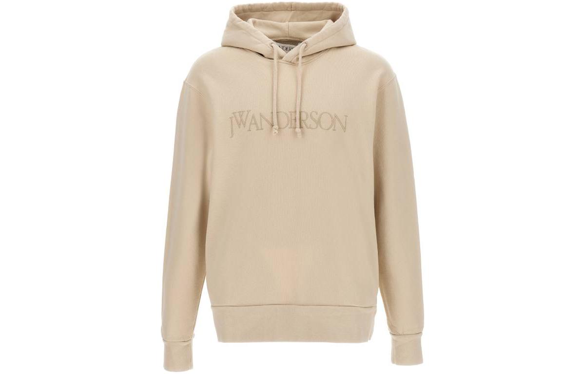 JW Anderson Beige Letter Print Hoodie Long Sleeve JW0105PG1390-132