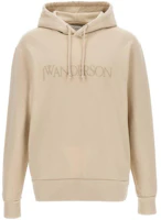 JW Anderson Beige Letter Print Hoodie Long Sleeve JW0105PG1390-132 JW Anderson Beige Letter Print Hoodie Long Sleeve JW0105PG1390-132