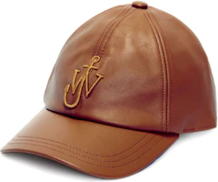 JW Anderson Brown Logo Embroidered Baseball Cap Unisex Couple Style. AC0198LA0277600 JW Anderson Brown Logo Embroidered Baseball Cap Unisex Couple Style. AC0198LA0277600