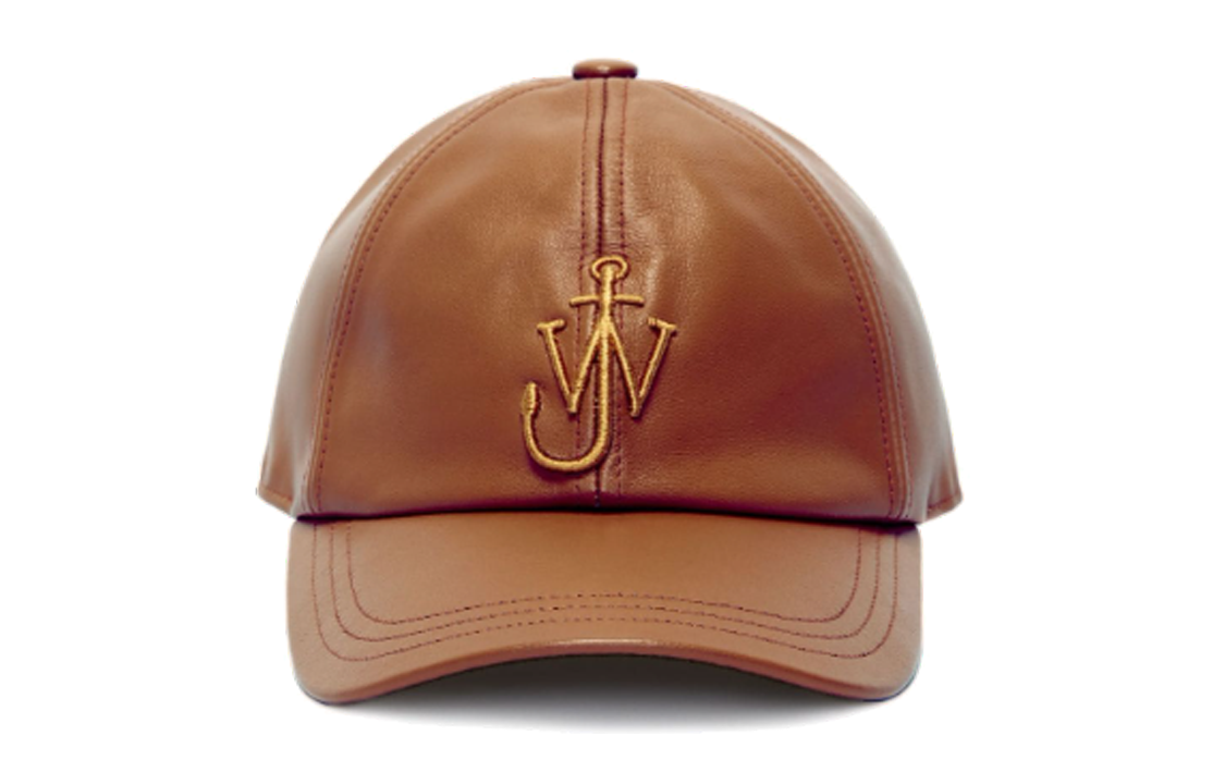 Lookbook JW Anderson 棕色刺繡Logo棒球帽 男女情侶款 AC0198LA0277600