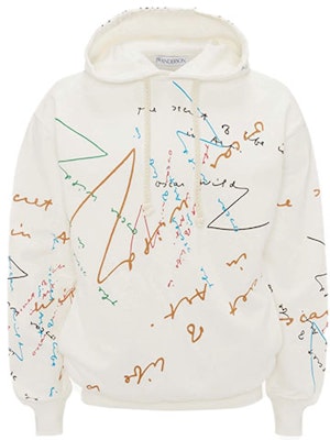 JW Anderson Capsule Collection Hoodie Cetak Putih. 17272023 Order JW Anderson Capsule Collection Hoodie Cetak Putih. 17272023