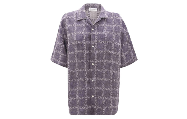 JW Anderson Classic Plaid Button-Up Short Sleeve Shirt SH0083PG0211-888