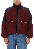 JW Anderson Colorblock Zip-Up Jacket Red JK0301-PG1481-469 JW Anderson Colorblock Zip-Up Jacket Red JK0301-PG1481-469