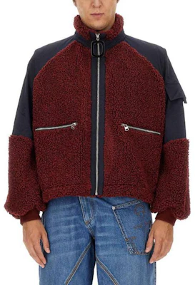 JW Anderson 拼色拉链夹克 红色 JK0301-PG1481-469 Buy JW Anderson 拼色拉链夹克 红色 JK0301-PG1481-469