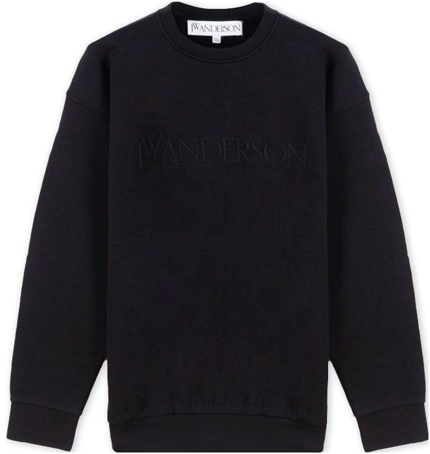 jw-anderson-fitted-solid-color-crewneck-sweatshirt-black-jw-0123-pg-1390999