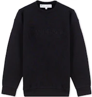 JW Anderson Fitted Solid Color Crewneck Sweatshirt Black JW0123PG1390999 JW Anderson Fitted Solid Color Crewneck Sweatshirt Black JW0123PG1390999