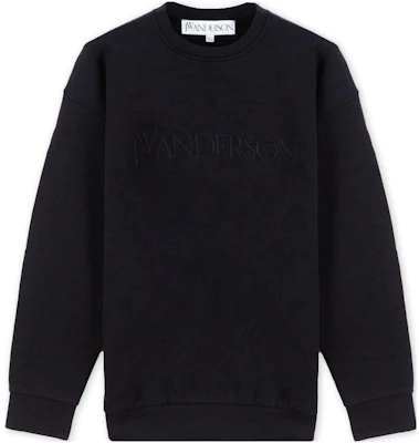 JW Anderson Fitted Solid Color Crewneck Sweatshirt Black JW0123PG1390999 Buy JW Anderson Fitted Solid Color Crewneck Sweatshirt Black JW0123PG1390999