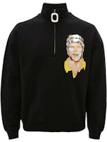 JW Anderson FW21 Half-Zip Sweatshirt Jacket with Character Patch Black Men’s JO0082PG0458-999 JW Anderson FW21 Half-Zip Sweatshirt Jacket with Character Patch Black Men’s JO0082PG0458-999