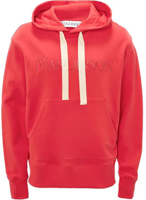 JW Anderson FW21 标志刺绣男女同款红色卫衣 JO0071PG0771-459 Buy JW Anderson FW21 标志刺绣男女同款红色卫衣 JO0071PG0771-459