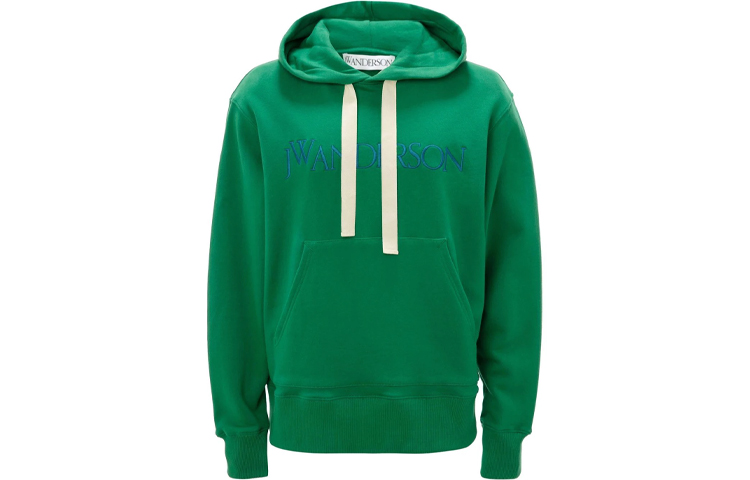JW Anderson FW21 Logo Embroidered Sweatshirt Green () JO0071-PG0771-500