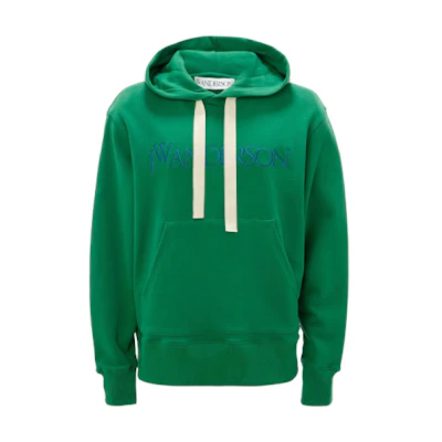 JW Anderson FW21 Logo Embroidered Sweatshirt Green () JO0071-PG0771-500